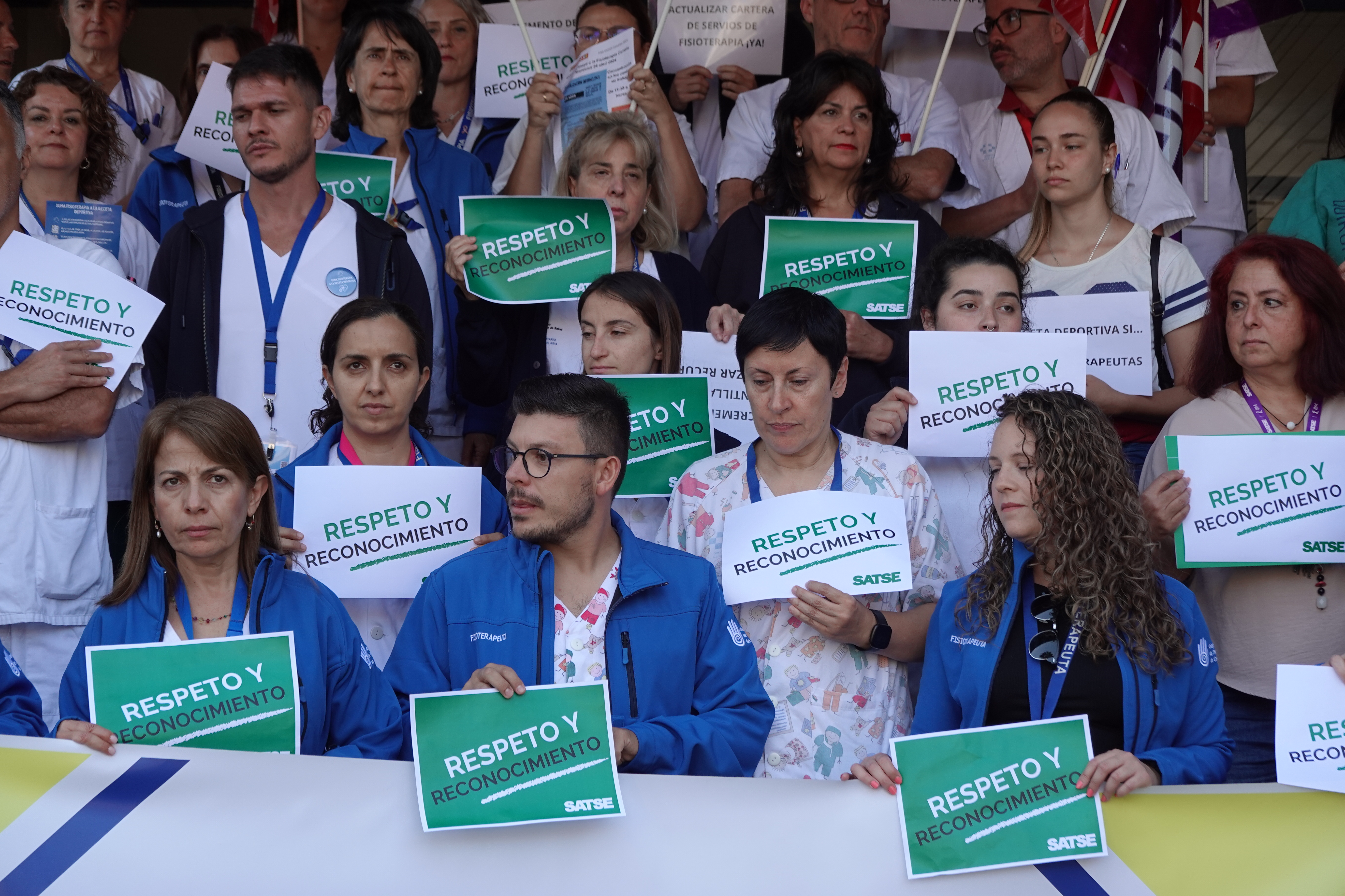 Los profesionales sanitarios se movilizan por la Fisioterapia en Canarias